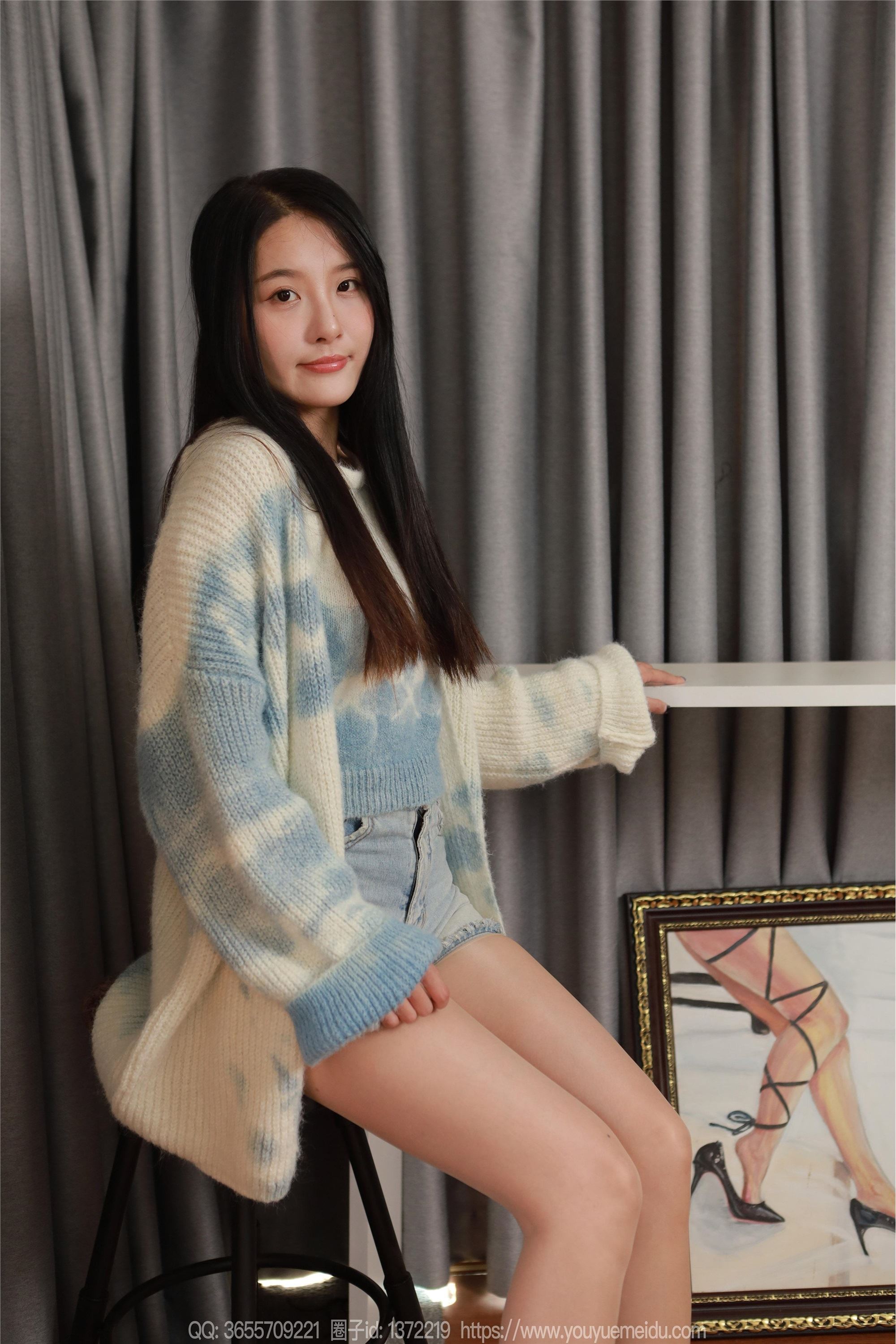 IESS异思趣向  2025.01.03 丝享家 1941 婉萍《蓝白毛衣（上）》